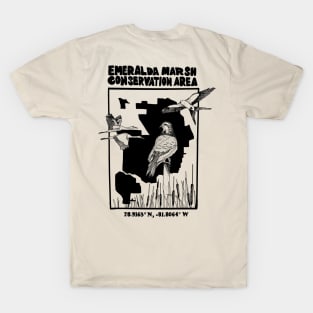 Emeralda Marsh (front and back) T-Shirt